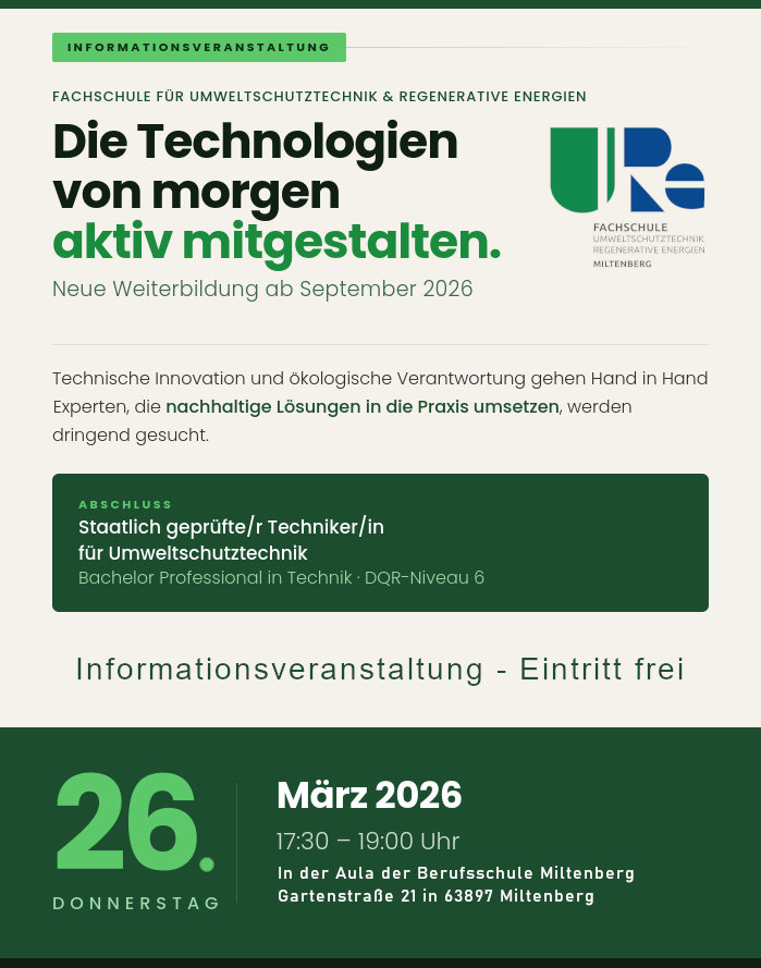 Bild: Flyer informationsveranstaltung