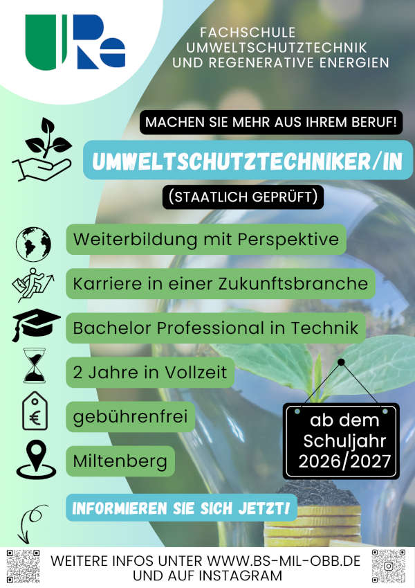 Flyer Umweltschutztechniker